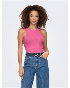 Топ приталенного кроя, розовый Jdy