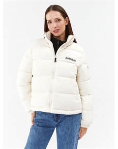 Пуховик стандартного кроя, экрю Napapijri