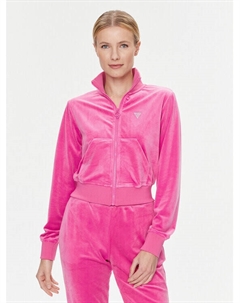 Толстовка обычного кроя, розовый Guess