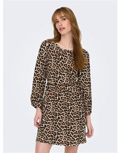 Платье на каждый день, стандартного кроя, бежевый Jdy