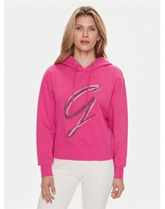 Толстовка обычного кроя, розовый Guess