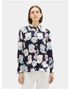 Рубашка стандартного кроя, синий Tom tailor