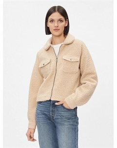 Переходная куртка стандартного кроя, бежевый Jdy