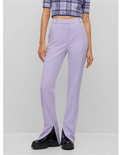 Тканевые брюки стандартного кроя, фиолетовый Hugo