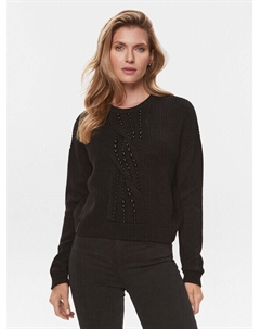 Свитер обычного кроя, черный Liu jo