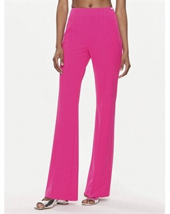 Расклешенные брюки из ткани, розовый Liu jo