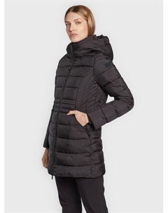 Пуховик стандартного кроя, черный Cmp