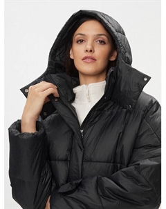 Пуховик стандартного кроя, черный 4f