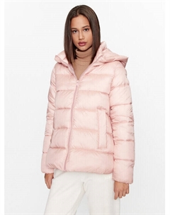 Пуховик стандартного кроя, розовый Cmp