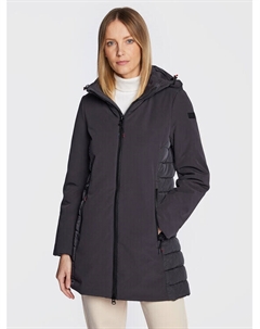 Пуховик стандартного кроя, серый Cmp