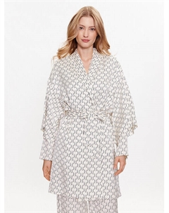 Халат стандартной посадки, белый Karl lagerfeld