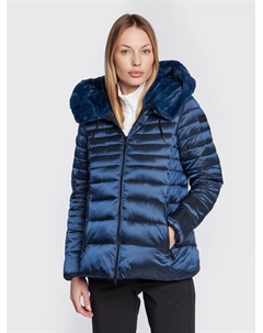 Пуховик стандартного кроя, синий Cmp