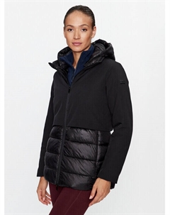 Пуховик стандартного кроя, черный Cmp