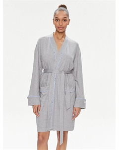 Банный халат, серый Dkny