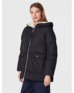Пуховик свободного кроя, синий Tommy hilfiger