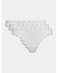 Набор из 3 стрингов, белый Guess