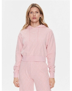 Толстовка обычного кроя, розовый Guess