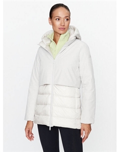 Пуховик стандартного кроя, белый Cmp