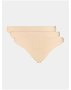 Набор из 3 стрингов, бежевый Hugo