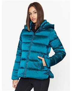 Пуховик стандартного кроя, бирюзовый Cmp