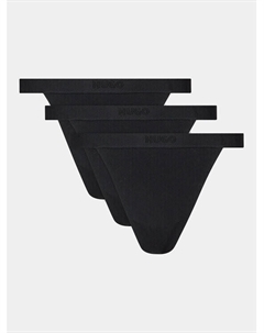 Набор из 3 стрингов, черный Hugo