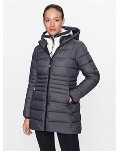 Пуховик стандартного кроя, серый Cmp
