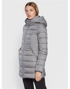 Пуховик стандартного кроя, серый Cmp