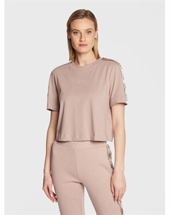 Футболка свободного кроя, розовый Guess