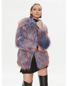 Шуба стандартного кроя, синий Pinko