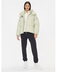 Пуховик стандартного кроя, зеленый 4f