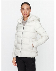 Пуховик стандартного кроя, белый Cmp