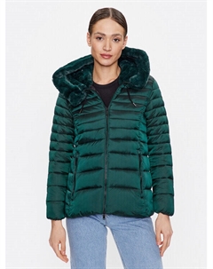 Пуховик стандартного кроя, зеленый Cmp