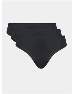 Комплект из 3 классических женских трусов, черный Hugo