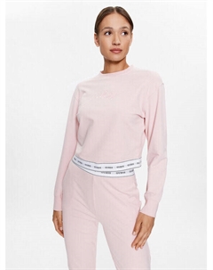 Толстовка обычного кроя, розовый Guess