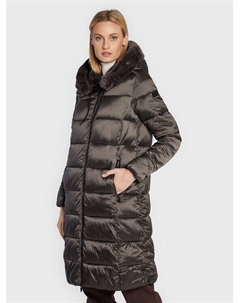 Пуховик стандартного кроя, серый Cmp