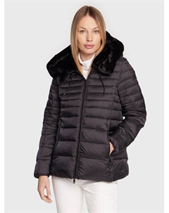 Пуховик стандартного кроя, черный Cmp