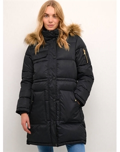 Пуховик стандартного кроя, черный Cream