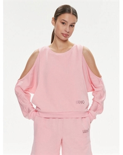 Толстовка свободного кроя, розовый Liu jo