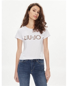 Футболка стандартного кроя, белый Liu jo