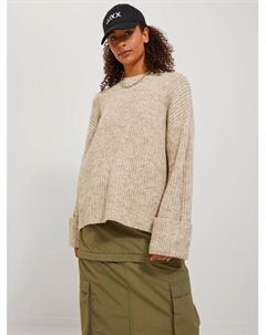 Пуловер свободного кроя, бежевый Jjxx
