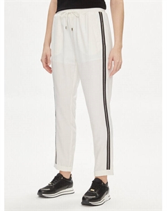 Спортивные брюки стандартного кроя, экрю Liu jo