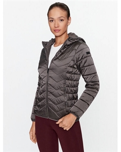 Пуховик стандартного кроя, серый Cmp