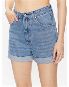 Джинсовые шорты свободного кроя, синий Edited