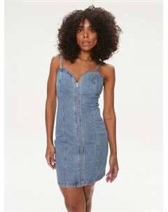 Облегающее джинсовое платье, синий Guess