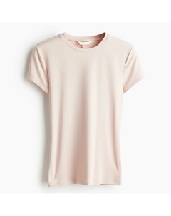 Футболка Fitted Microfiber, светло-розовый H&m