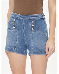 Джинсовые шорты узкого кроя, синий Liu jo