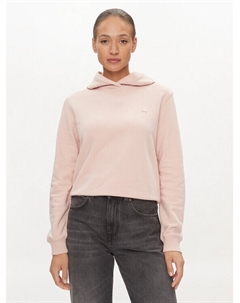 Толстовка обычного кроя, розовый Calvin klein