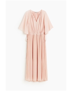 Платье Tie-detail Pleated, розовый H&m