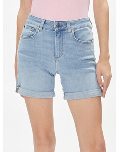 Джинсовые шорты узкого кроя, синий Liu jo