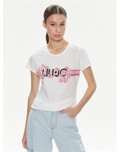 Футболка стандартного кроя, белый Liu jo